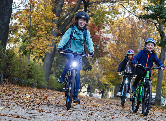 Mädchen auf Rädern  